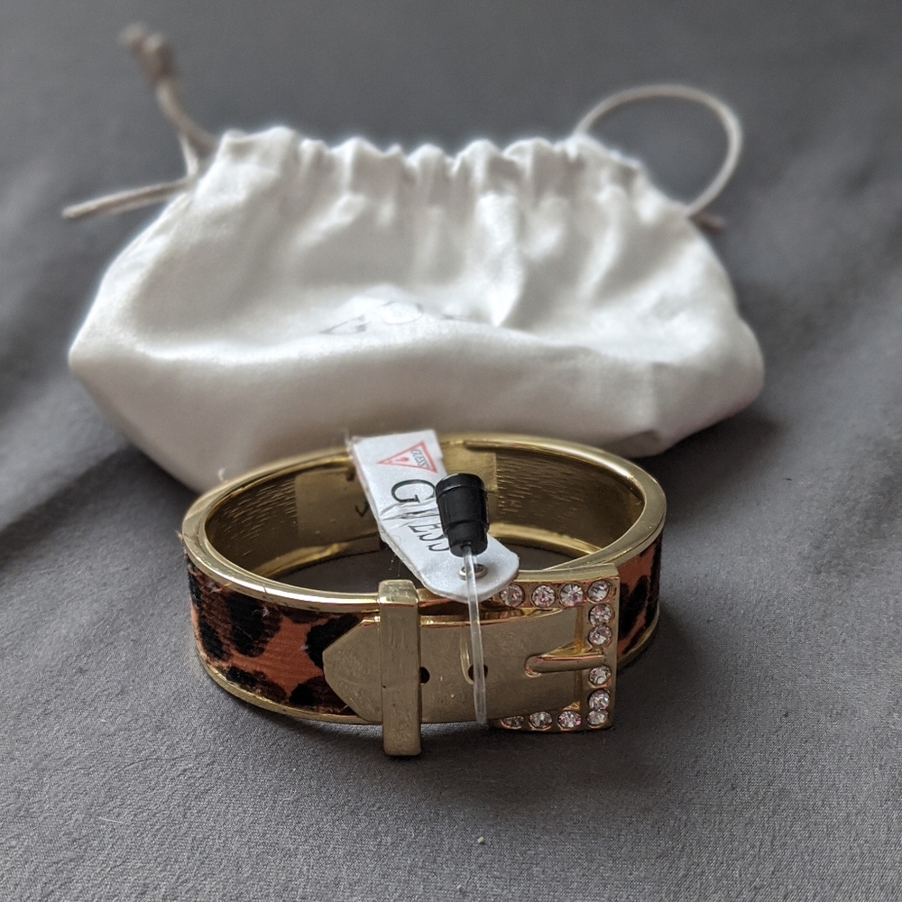 NWT Guess Leopard Bracelet